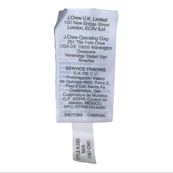 Madewell Kingston Sweater Tank Button-Front Stripes Cream Orange Womens XS - Picture 8 of 8